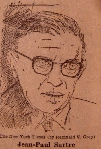 Image of Jean-Paul Sartre by Reginald Gray