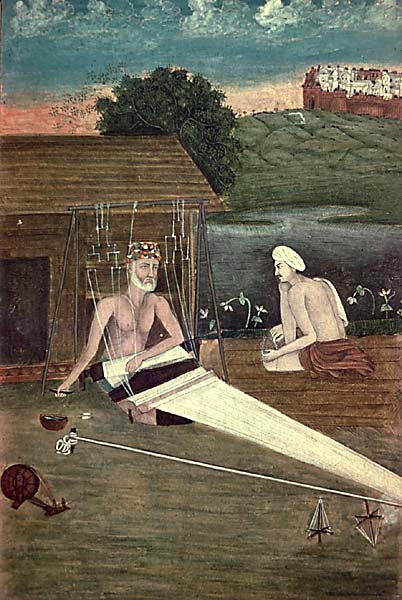 Saint Kabir with a disciple