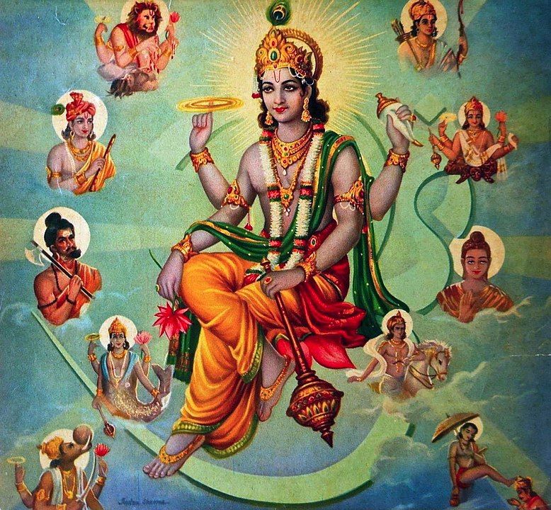 Lord Vishnu and his avatars